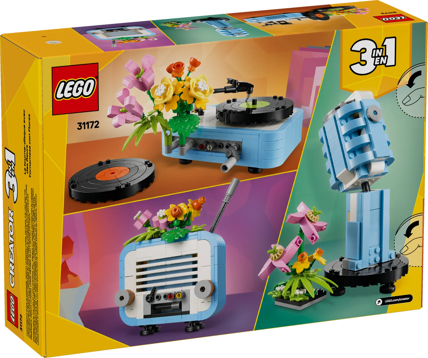 LEGO Creator Програвач із квітами (31172)