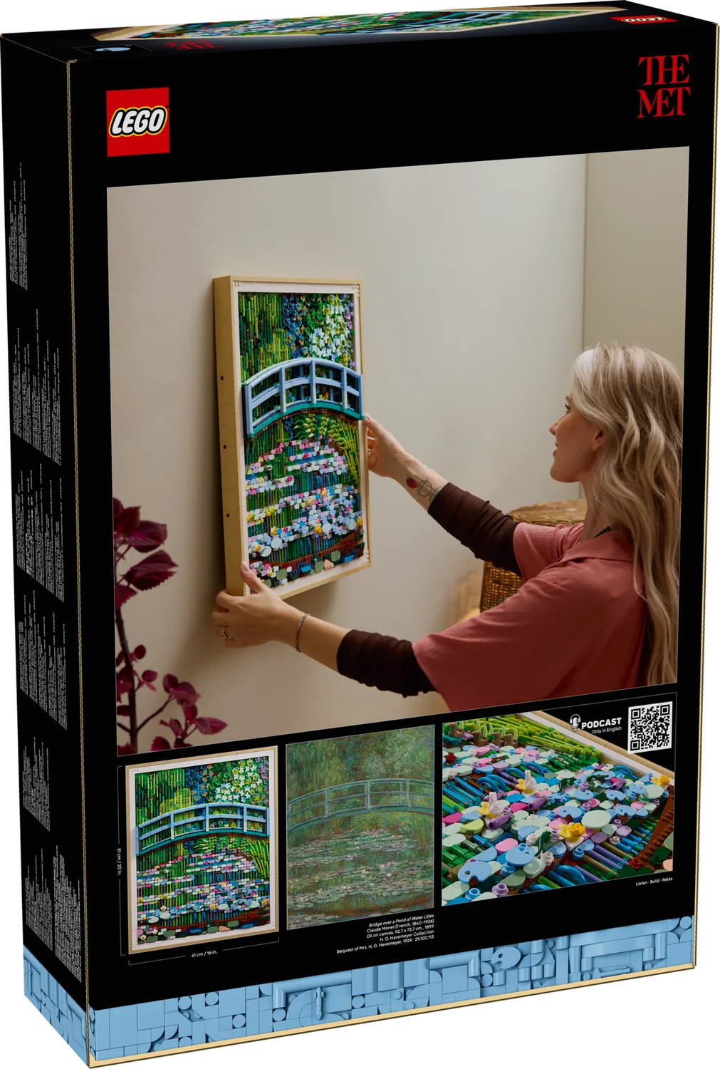 LEGO Art «Міст над ставком із лататтям» Клода Моне (31220)