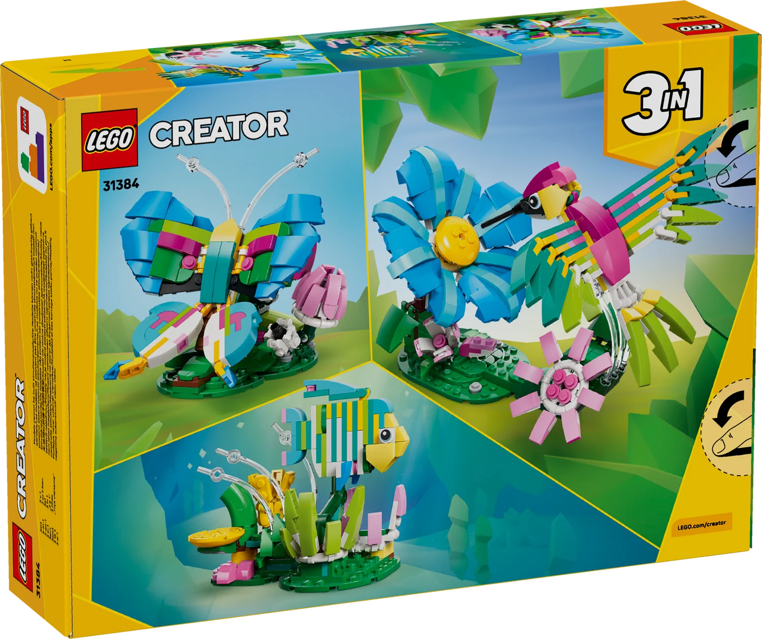 LEGO Creator Дикі тварини: барвистий колібрі (31384)