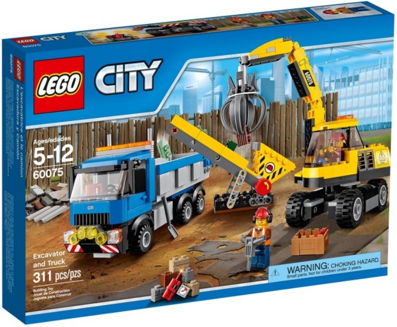 LEGO City Екскаватор і вантажівка (60075)