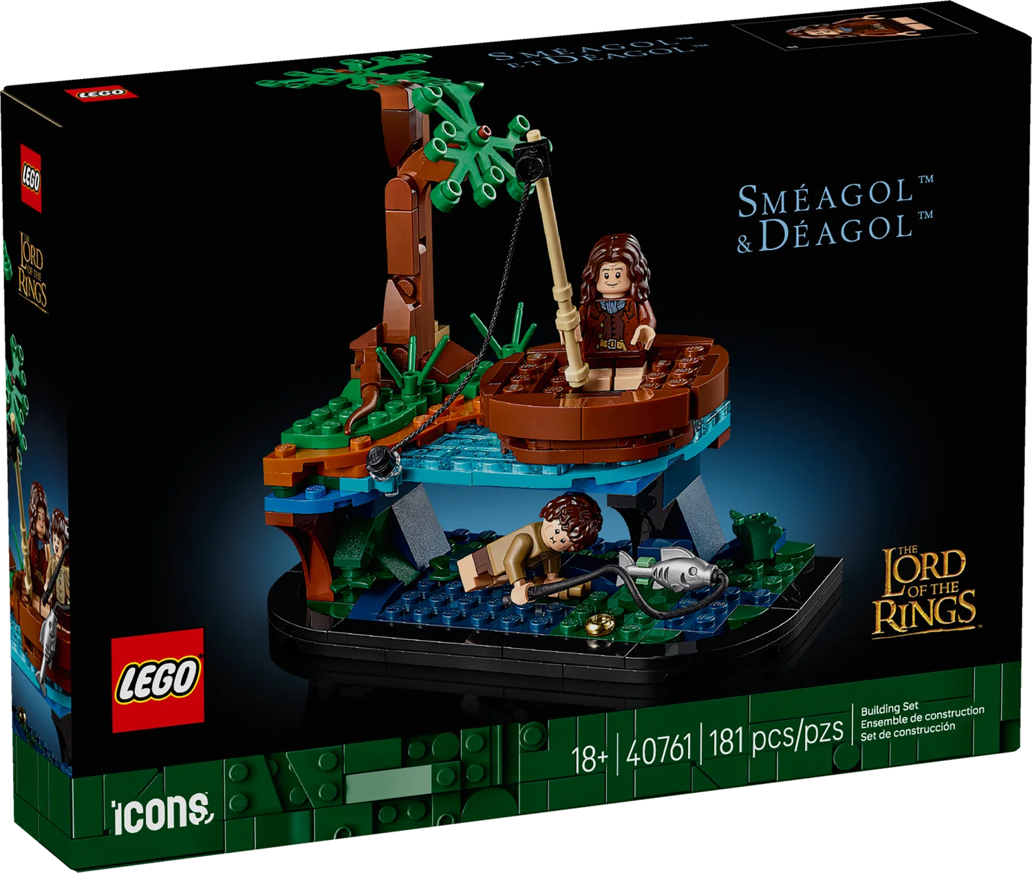 LEGO The Lord of the Rings Володар перснів: Смеаґол і Деаґол (40761)