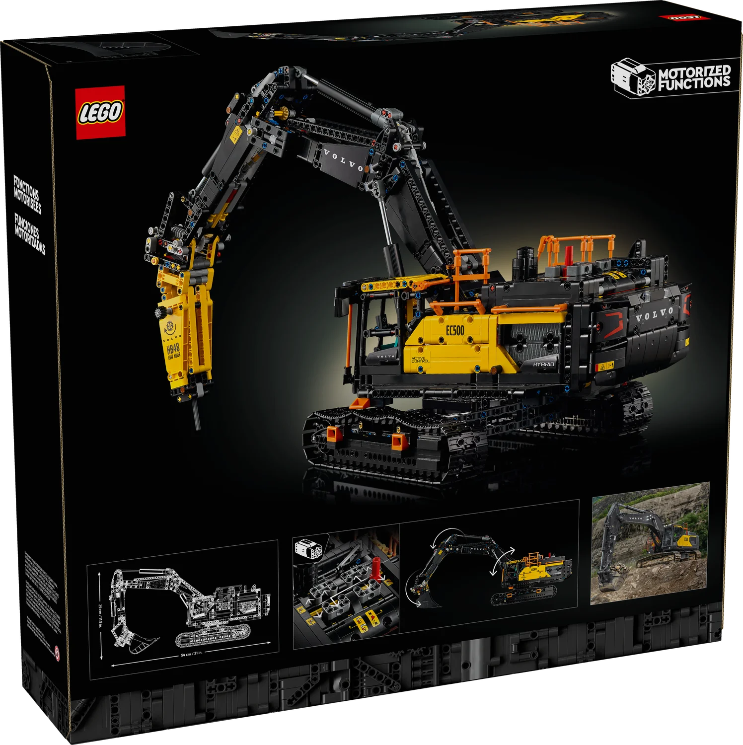 LEGO Technic Екскаватор Volvo EC500 Hybrid (42215)