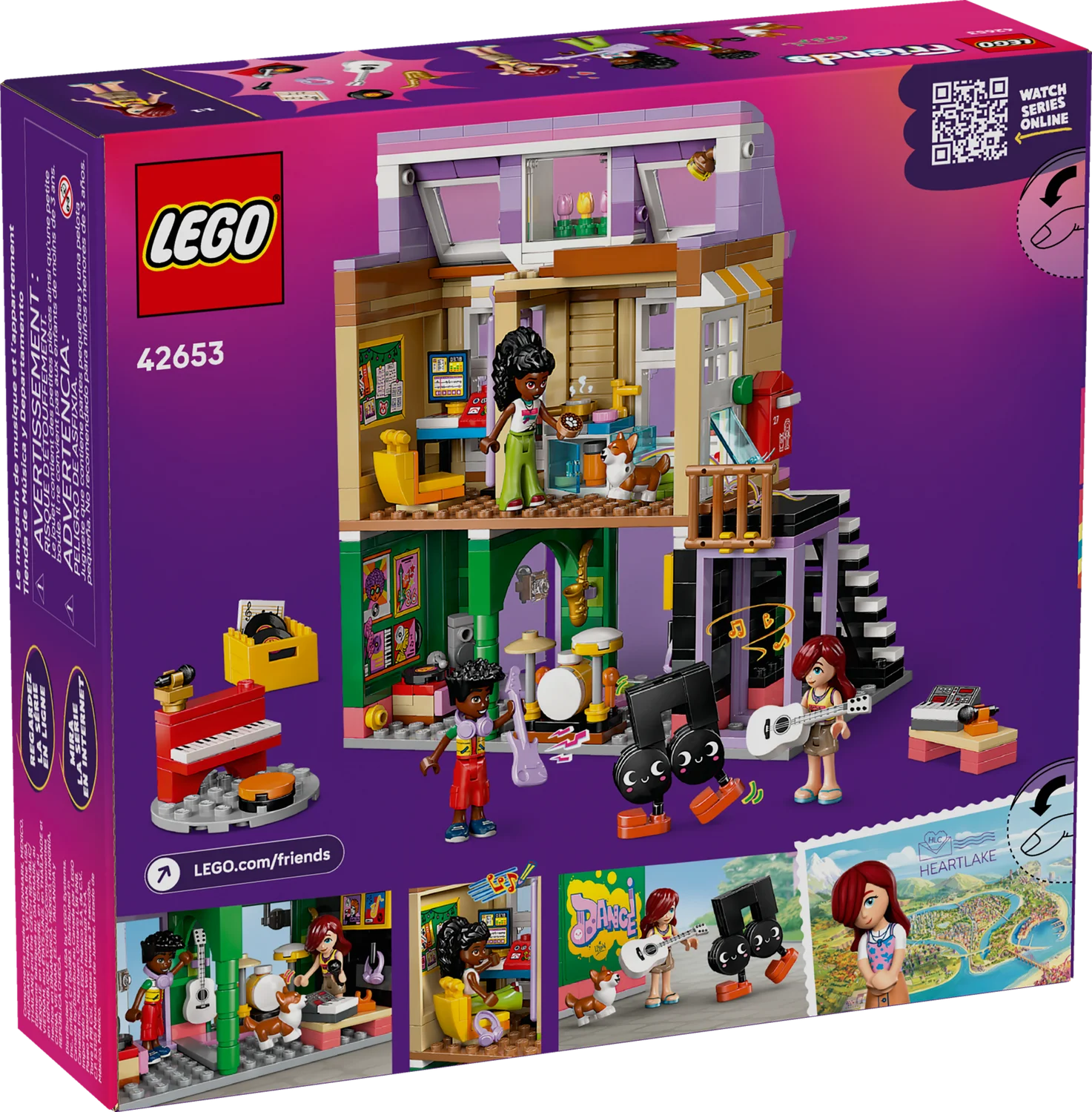 LEGO Friends Музична крамниця і квартира (42653)