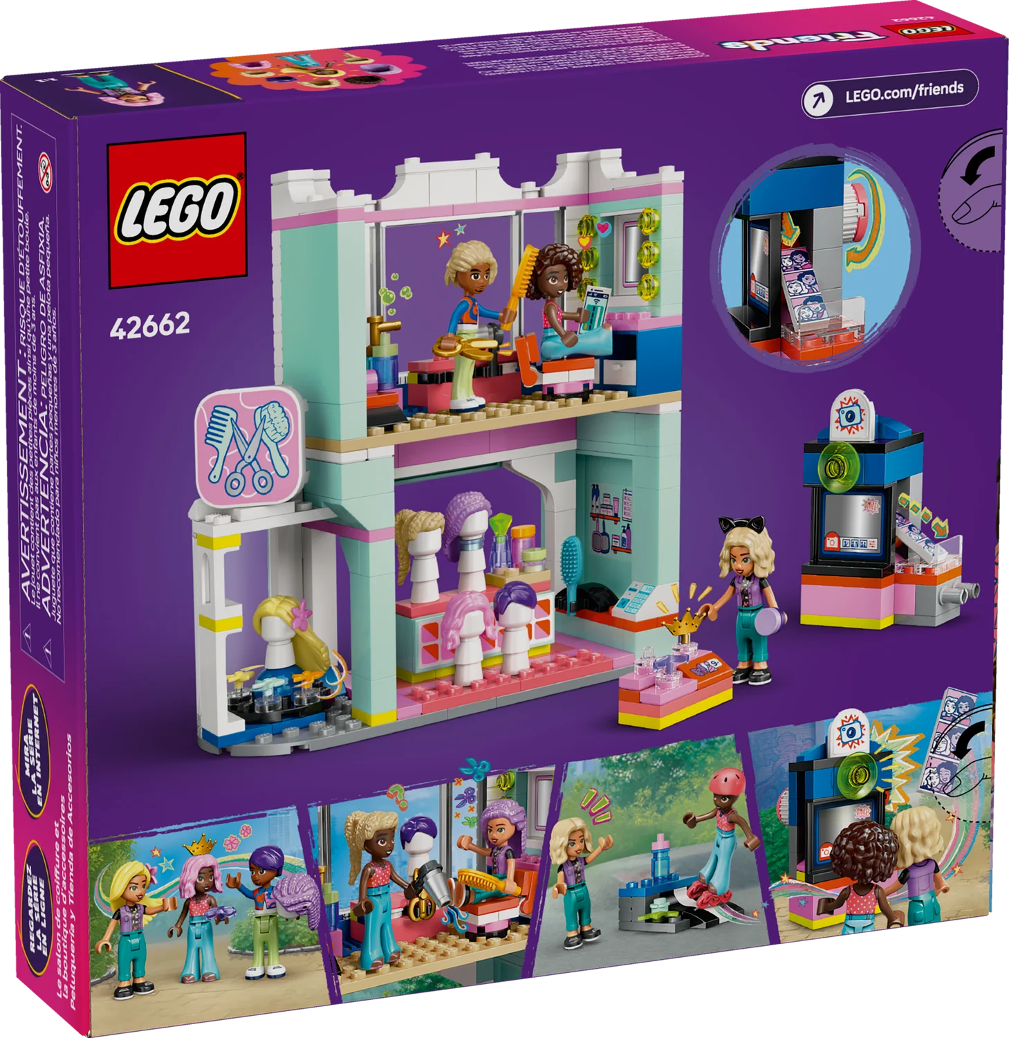 LEGO Friends Перукарня та магазин аксесуарів (42662)