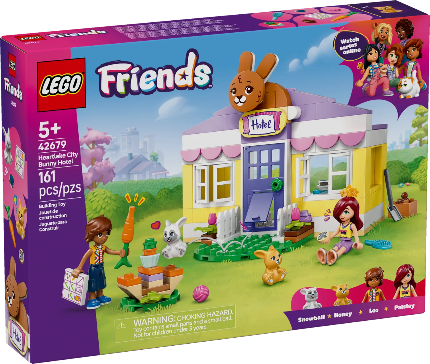 LEGO Friends Готель Bunny у Хартлейк-Сіті (42679)