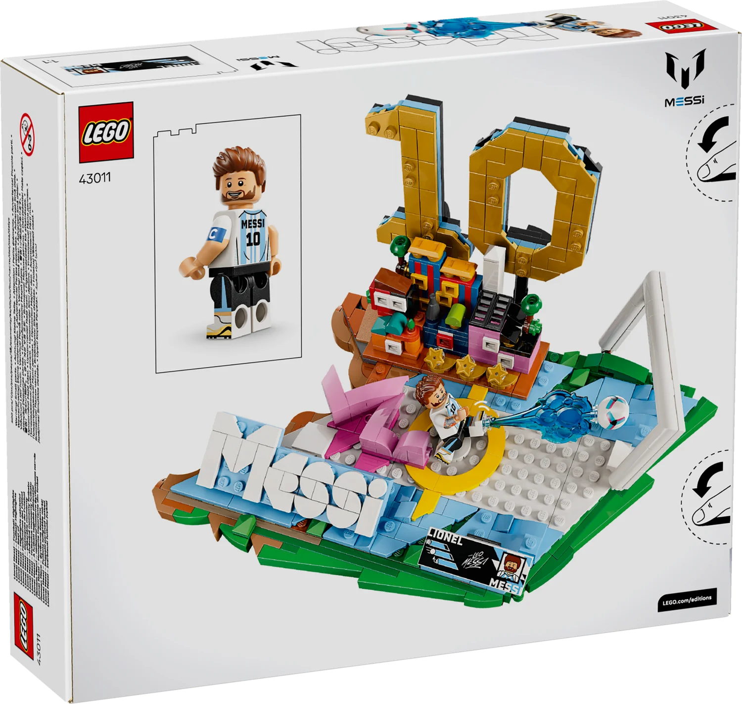 LEGO Editions Ліонель Мессі — найкращі моменти футбольних матчів (43011)