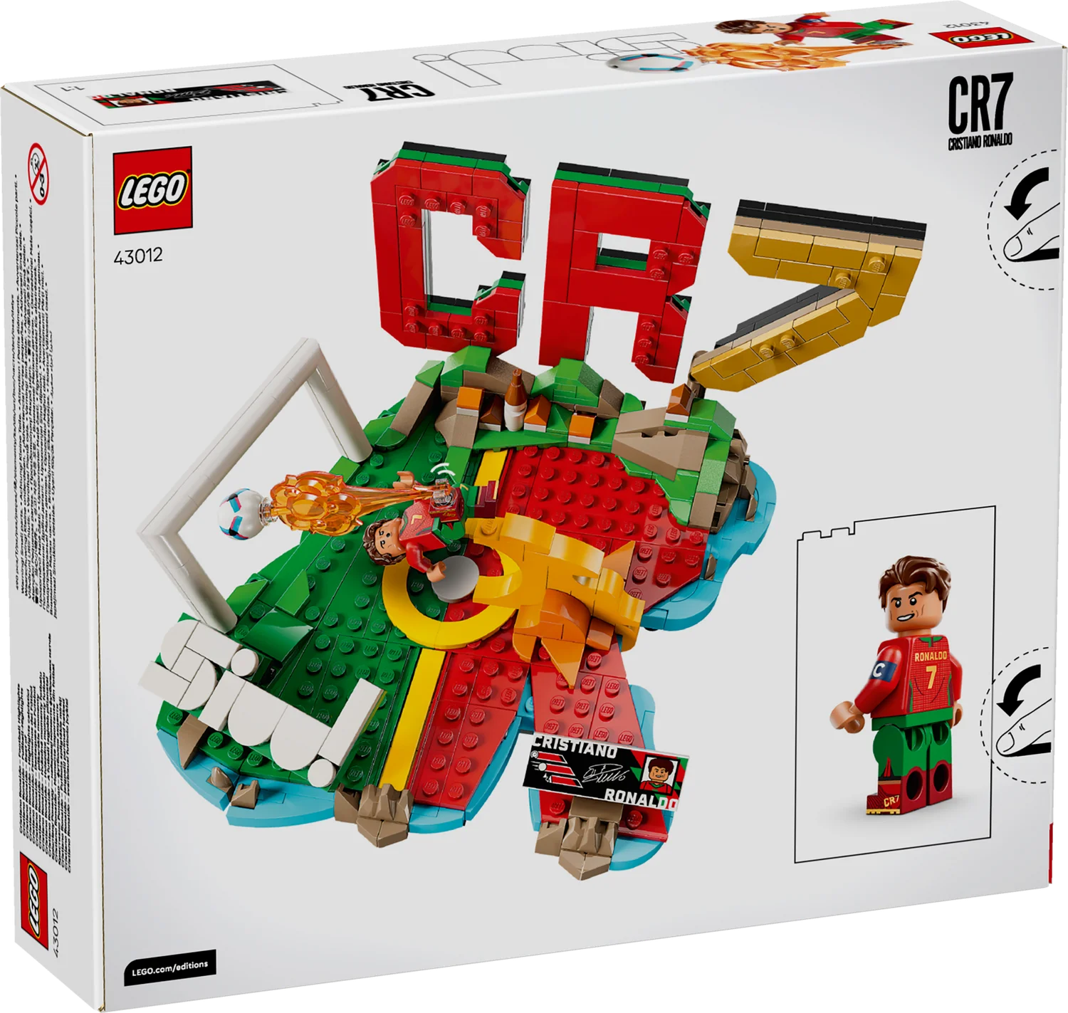 LEGO Editions Кріштіану Роналду — найкращі моменти футбольних матчів (43012)
