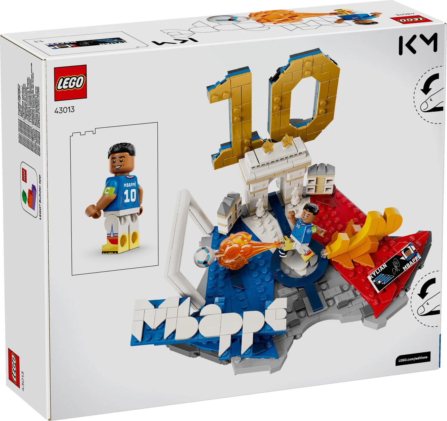 LEGO Editions Кіліан Мбаппе — найкращі моменти футбольних матчів (43013)