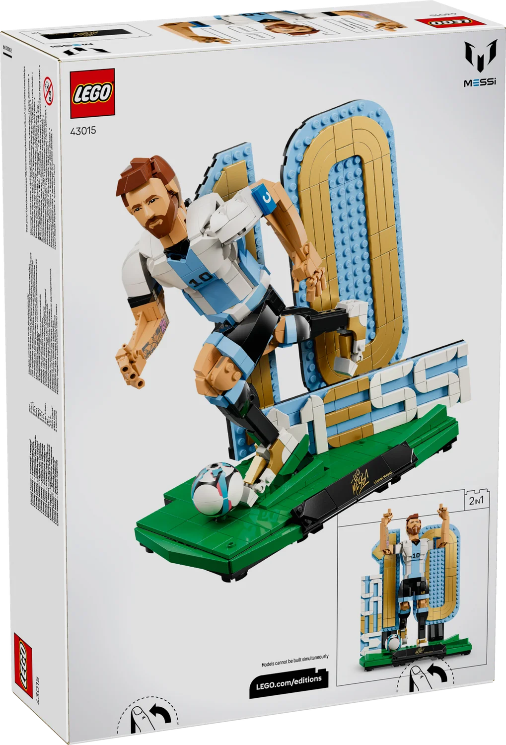 LEGO Editions Ліонель Мессі — легенда футболу (43015)