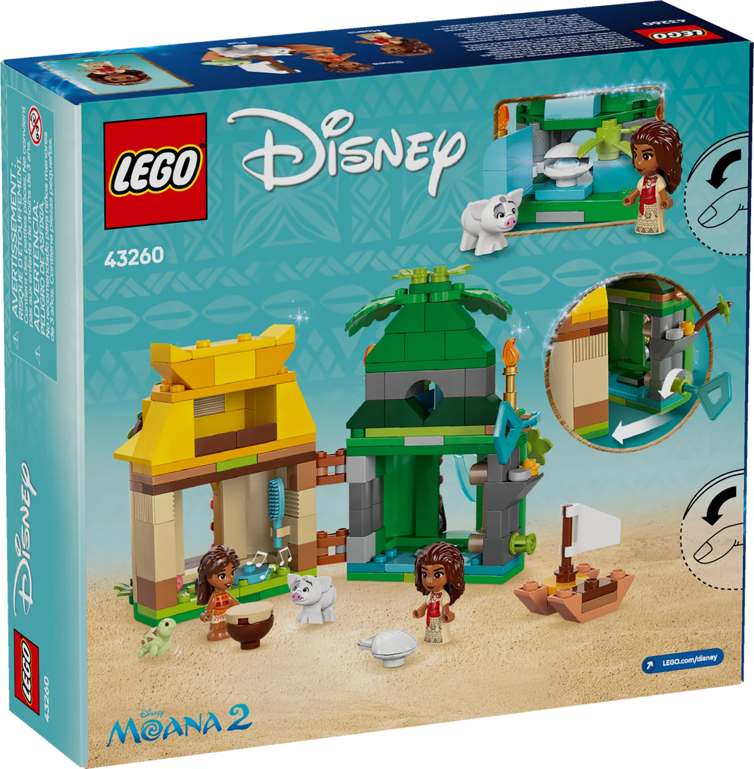 LEGO Disney Острівні розваги Ваяни (43260)