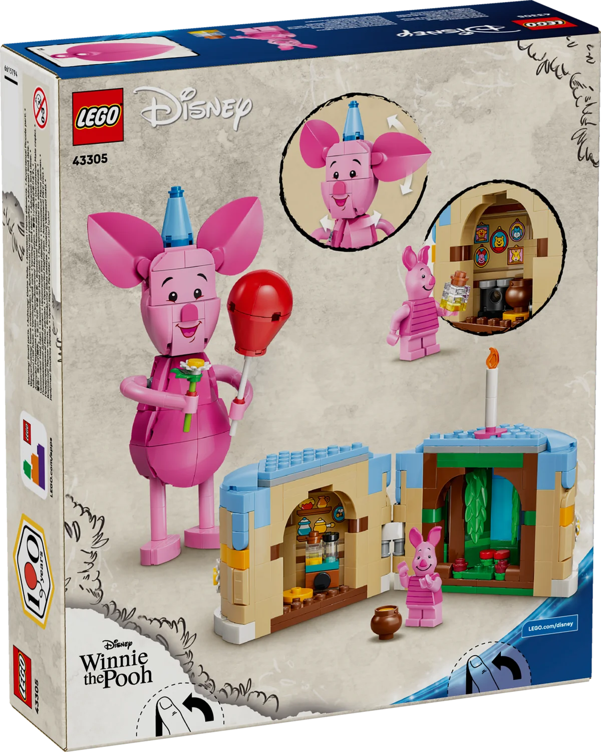 LEGO Disney Веселий день народження Паця (43305)