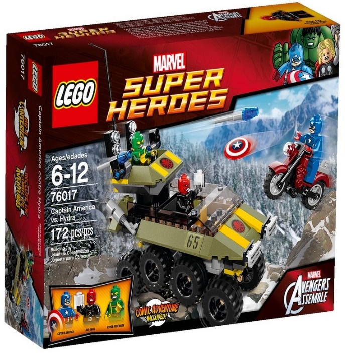 LEGO Super Heroes Капітан Америка проти Гідри (76017)