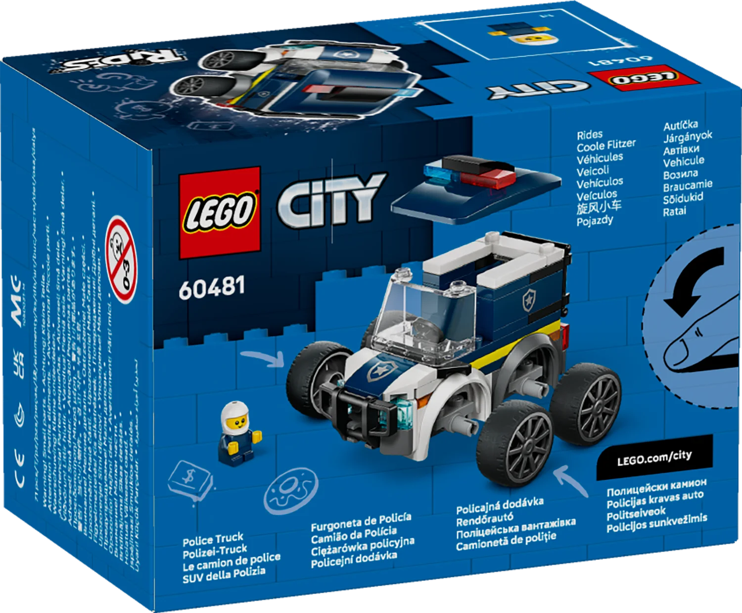 LEGO City Автівки — Поліцейська вантажівка (60481)