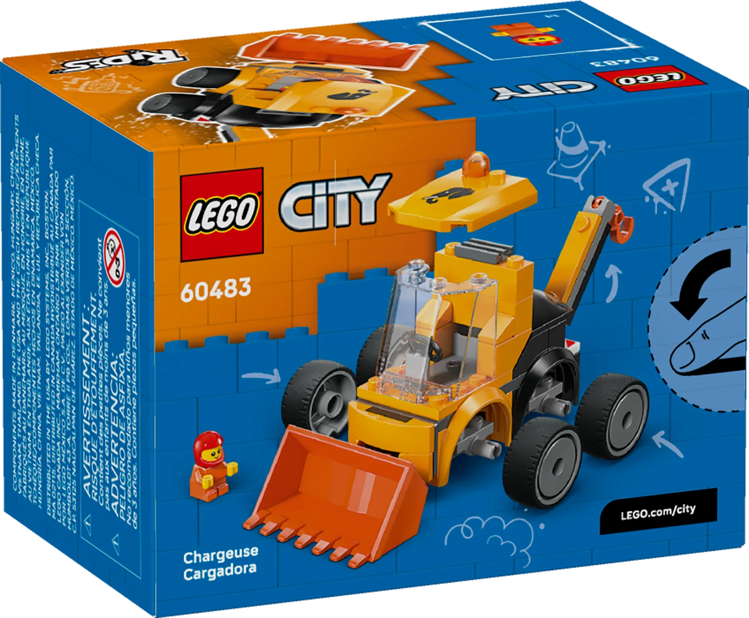 LEGO City Автівки — Будівельний навантажувач (60483)