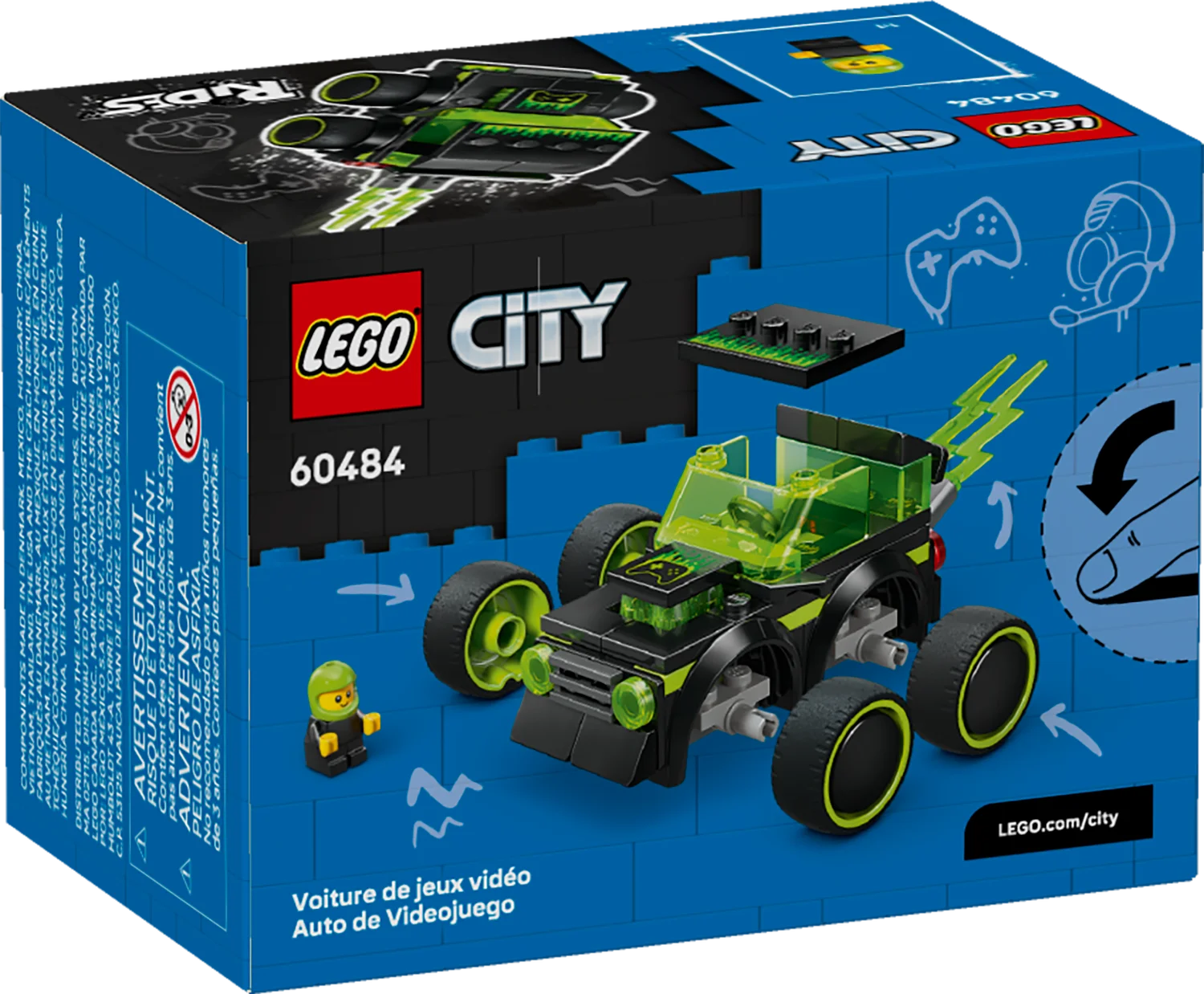 LEGO City Автівки — Ігровий автомобіль для перегонів (60484)