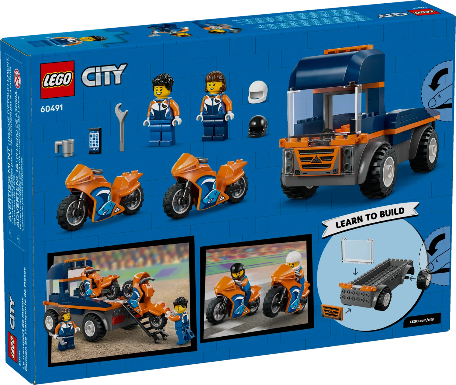 LEGO City Транспортер мотоциклів (60491)