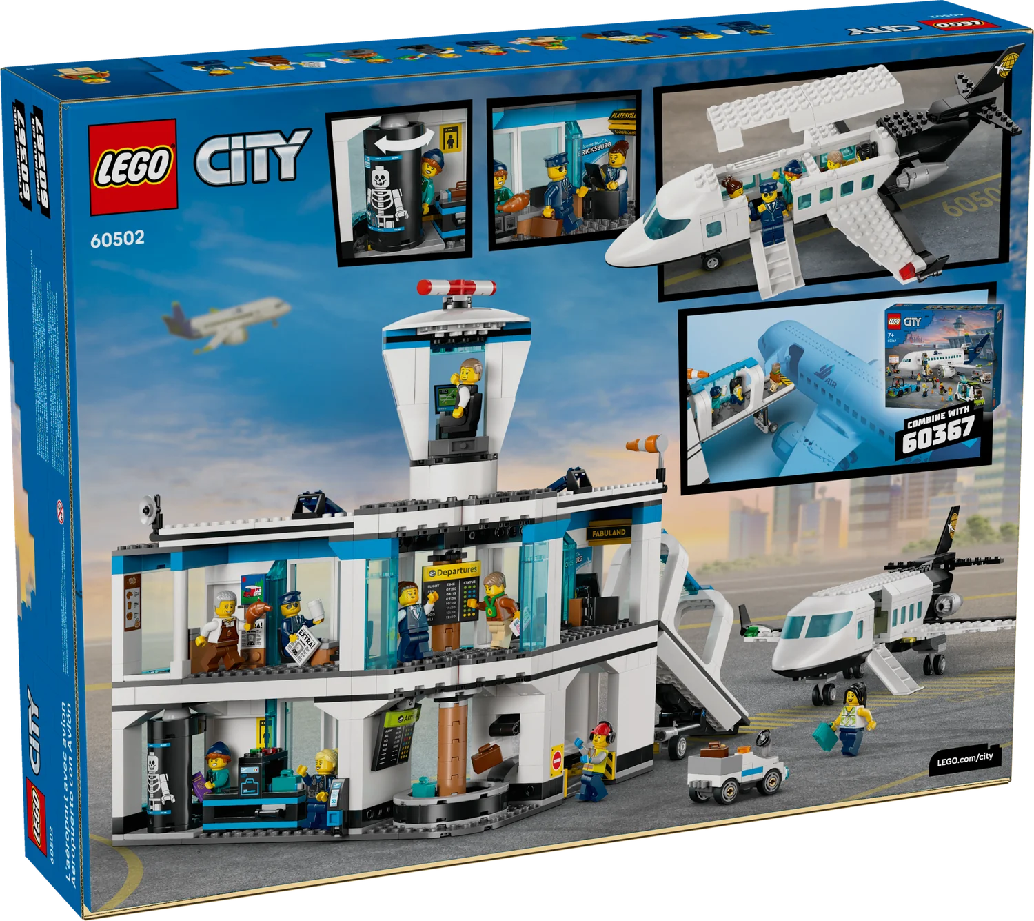 LEGO City Аеропорт із літаком (60502)