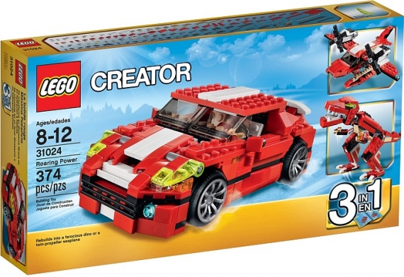 LEGO Creator Червоний потужний автомобіль (31024)