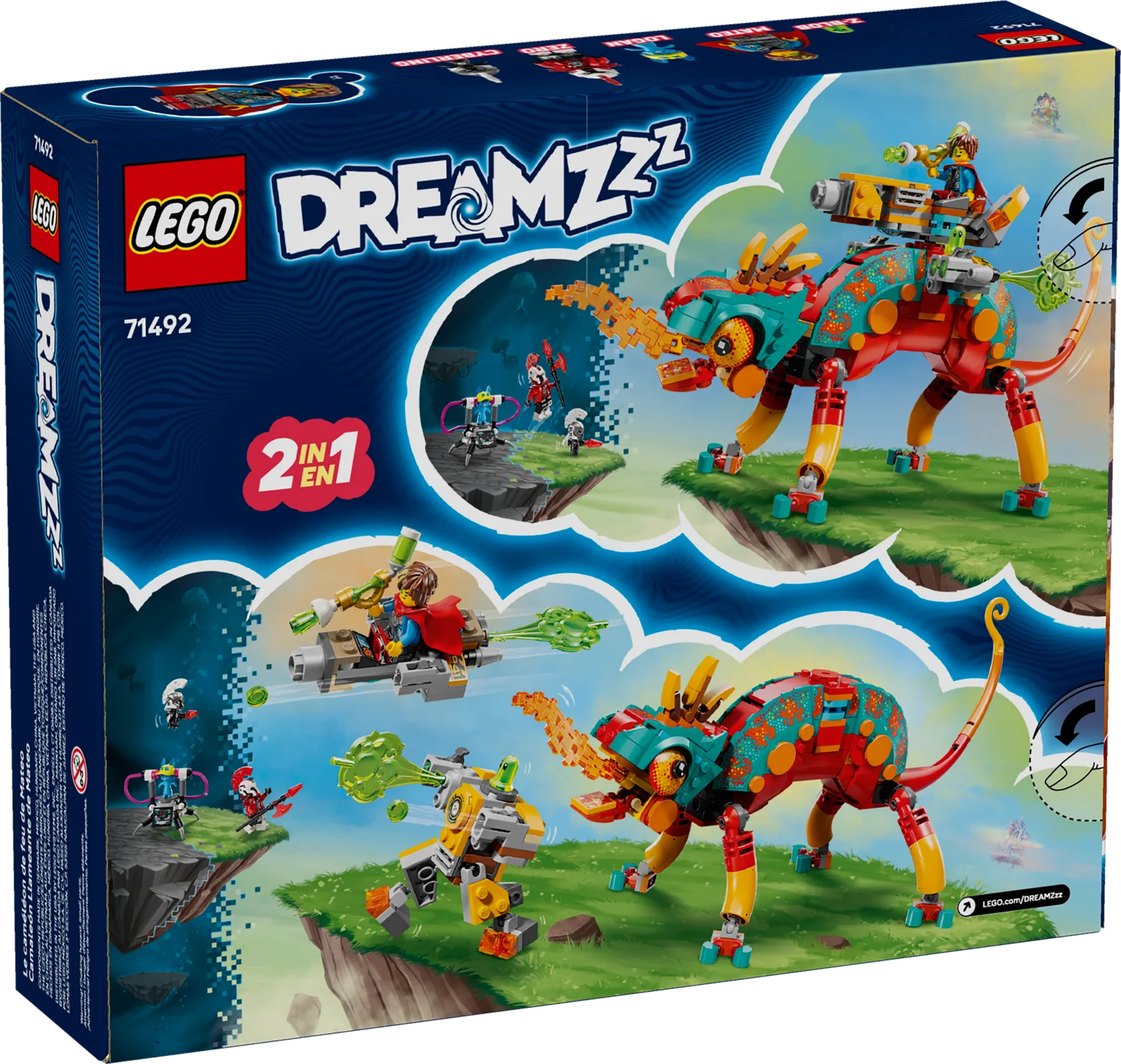 LEGO DREAMZzz Вогняний хамелеон Матео (71492)