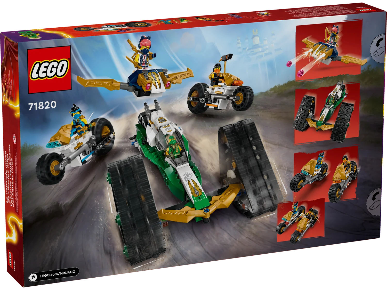 LEGO Ninjago Комбі-автомобіль команди ніндзя (71820)