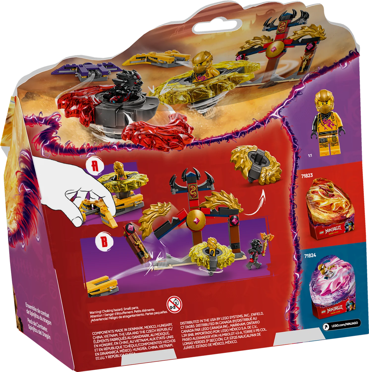 LEGO Ninjago Бойовий набір дракона Спін-джитсу (71826)