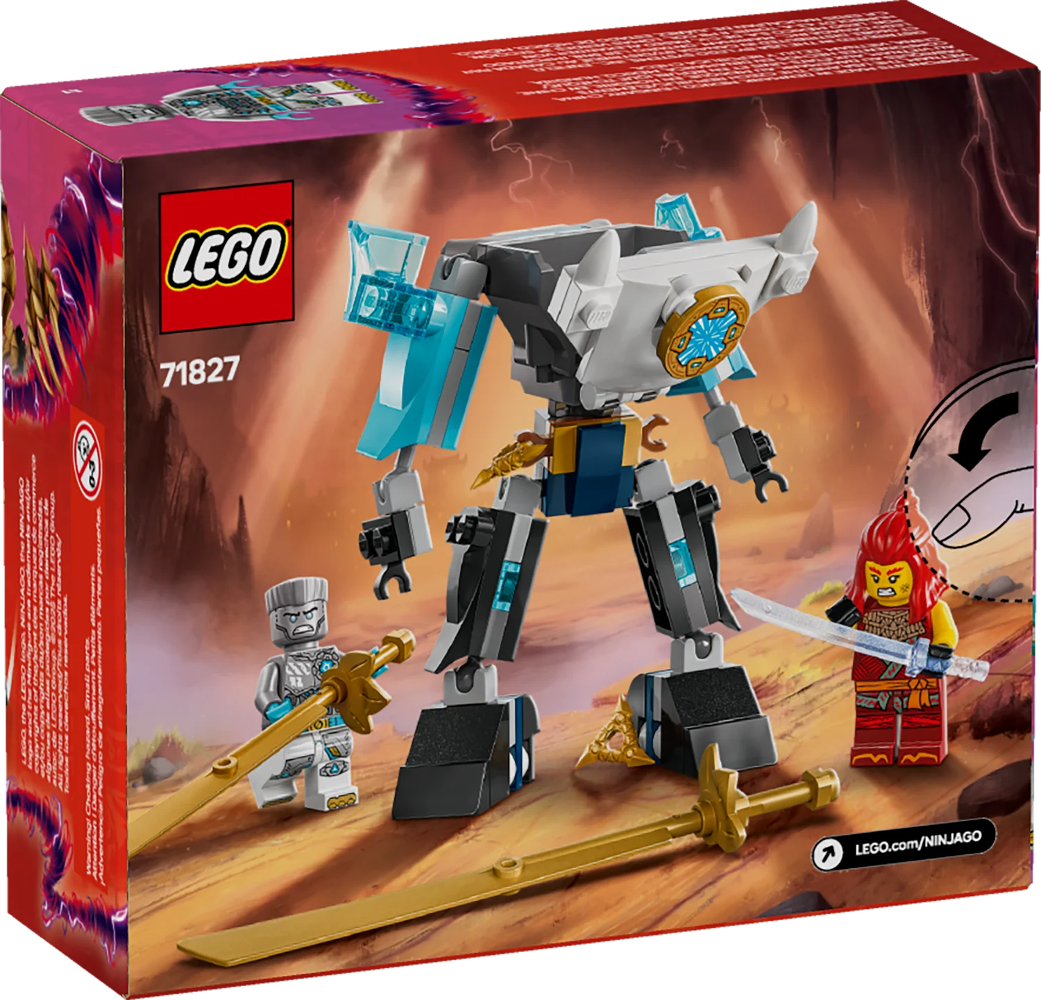 LEGO Ninjago Бойовий костюм-робот Зейна (71827)