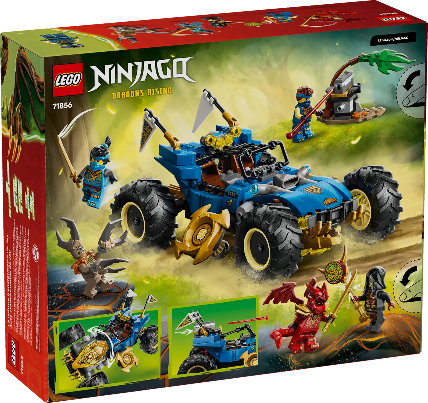 LEGO Ninjago Автомобіль-трансформер Джея (71856)