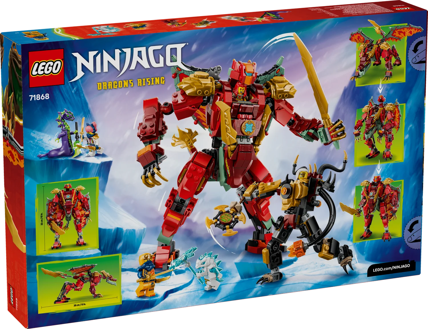 LEGO Ninjago Дракон-трансформер Вайлдфаєр (71868)