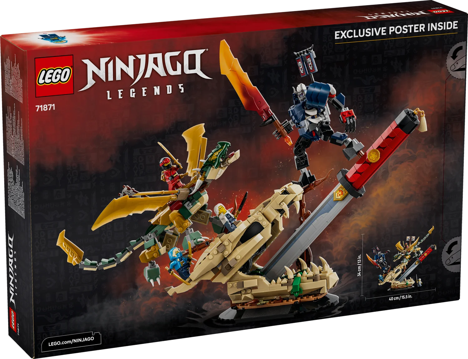 LEGO Ninjago Битва біля черепа Дракона з мечем (71871)
