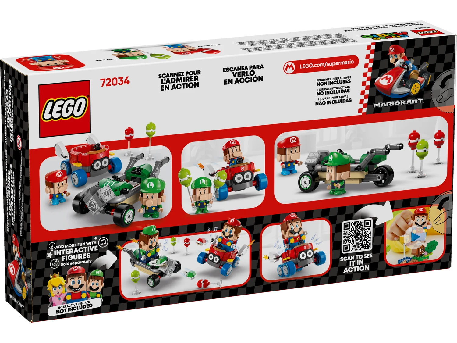LEGO Super Mario Mario Kart™ – Baby Mario vs. Baby Luigi (72034)