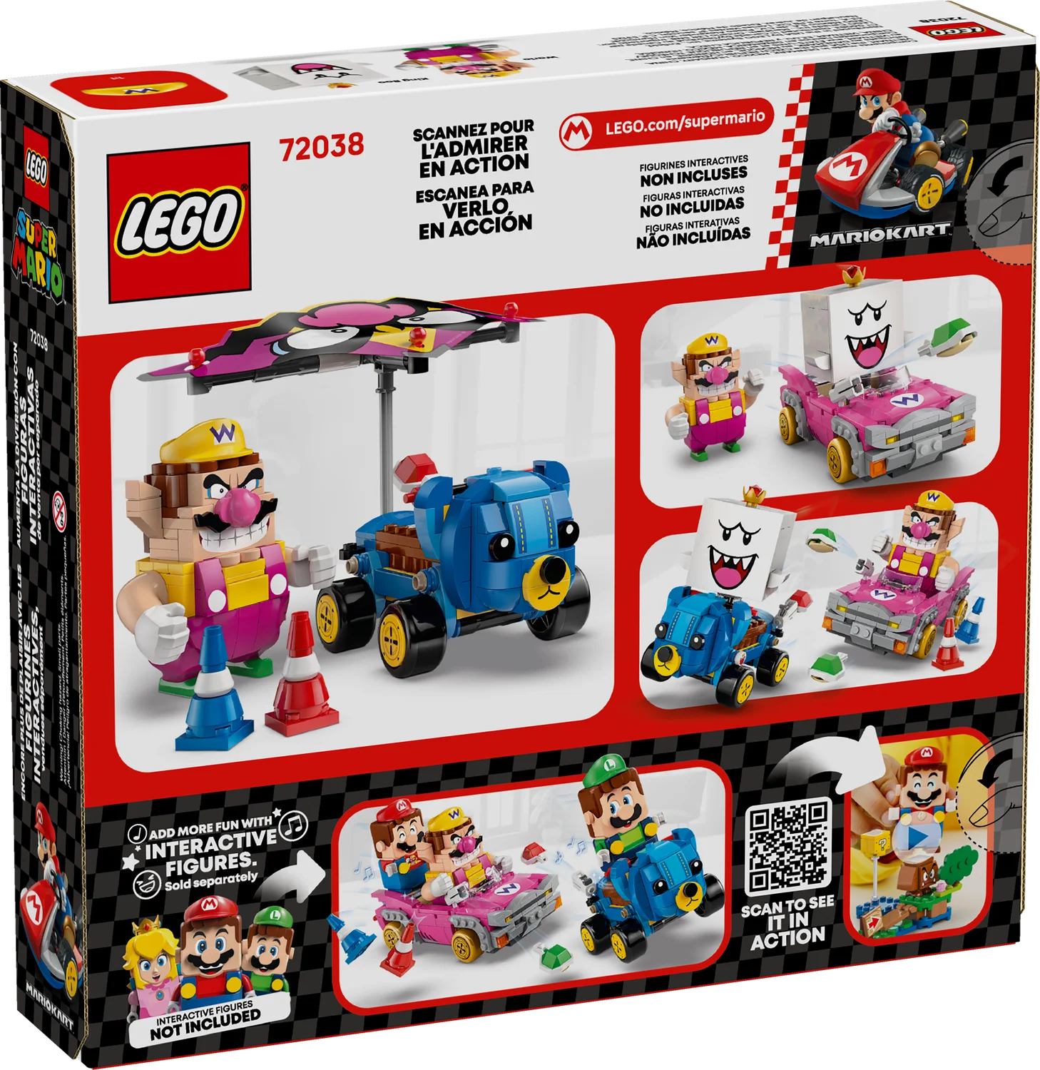 LEGO Super Mario Mario Kart™ – Wario та King Boo (72038)