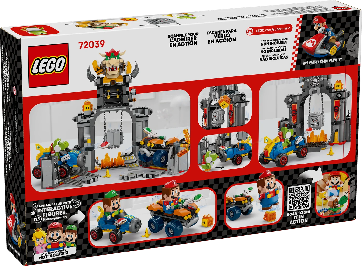 LEGO Super Mario Mario Kart™ – Bowser та його замок (72039)