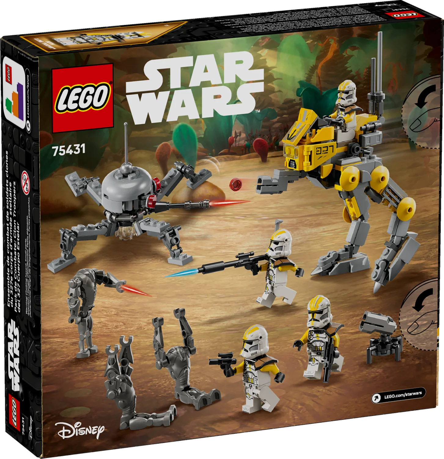 LEGO Star Wars Бойовий загін бійців-клонів 327-го галактичного корпусу (75431)