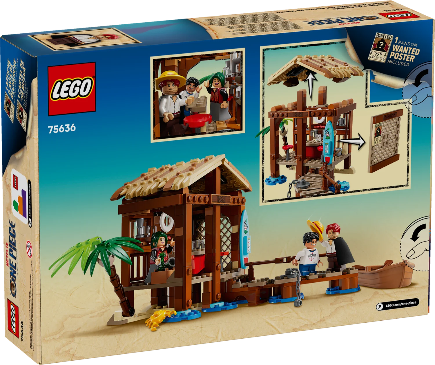 LEGO One Piece Хатина у Селищі Вітряків (75636)