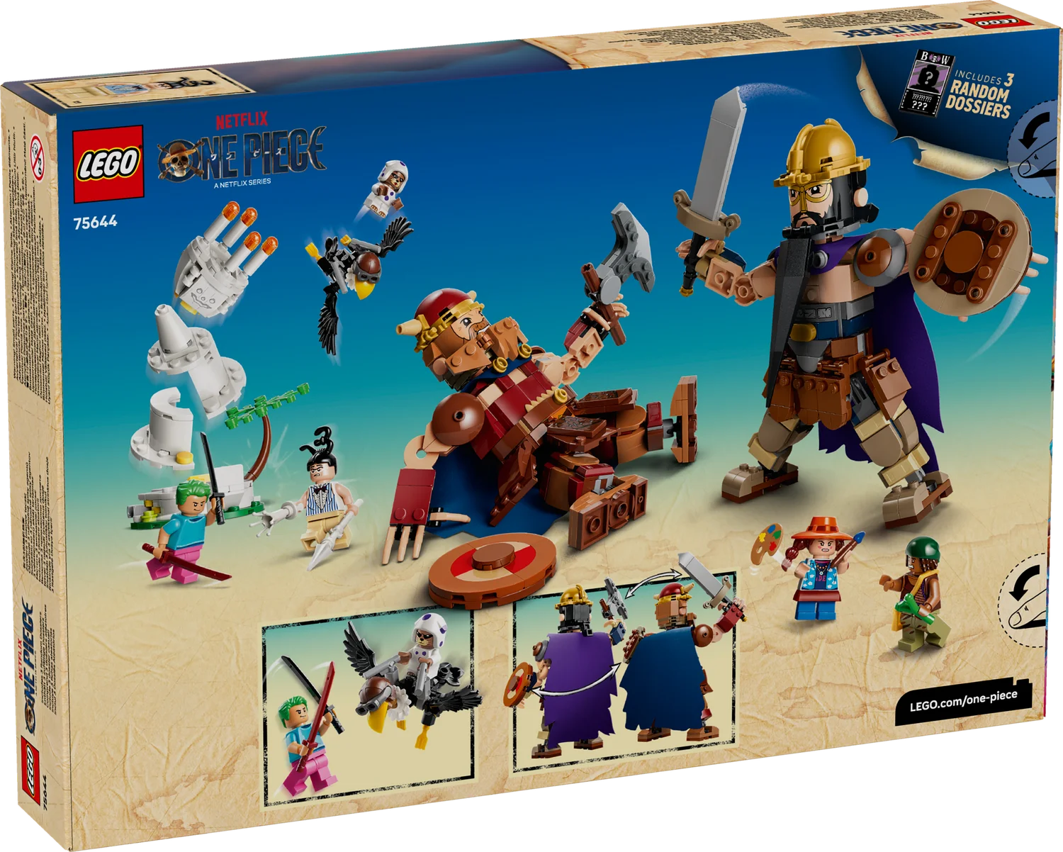 LEGO One Piece Доррі проти Броґі: гіганти «Малого Саду» (75644)