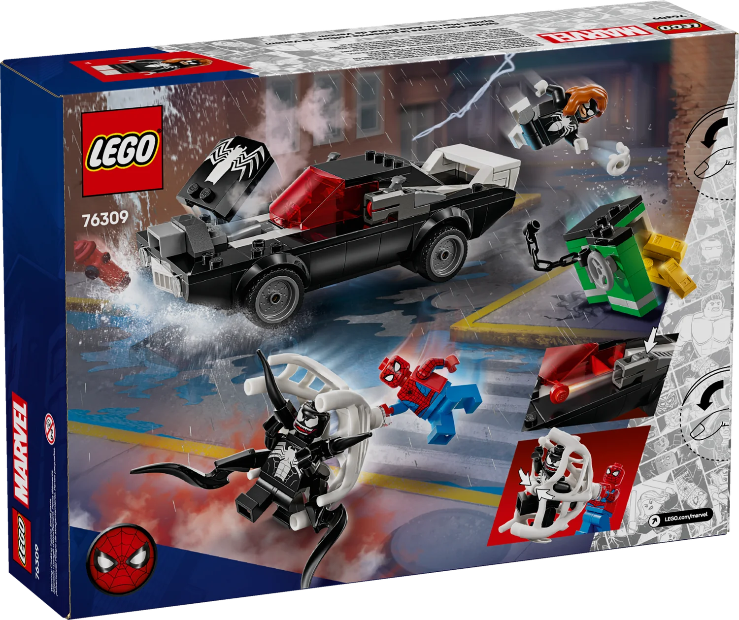 LEGO Marvel Людина-павук проти маслкара Венома (76309)