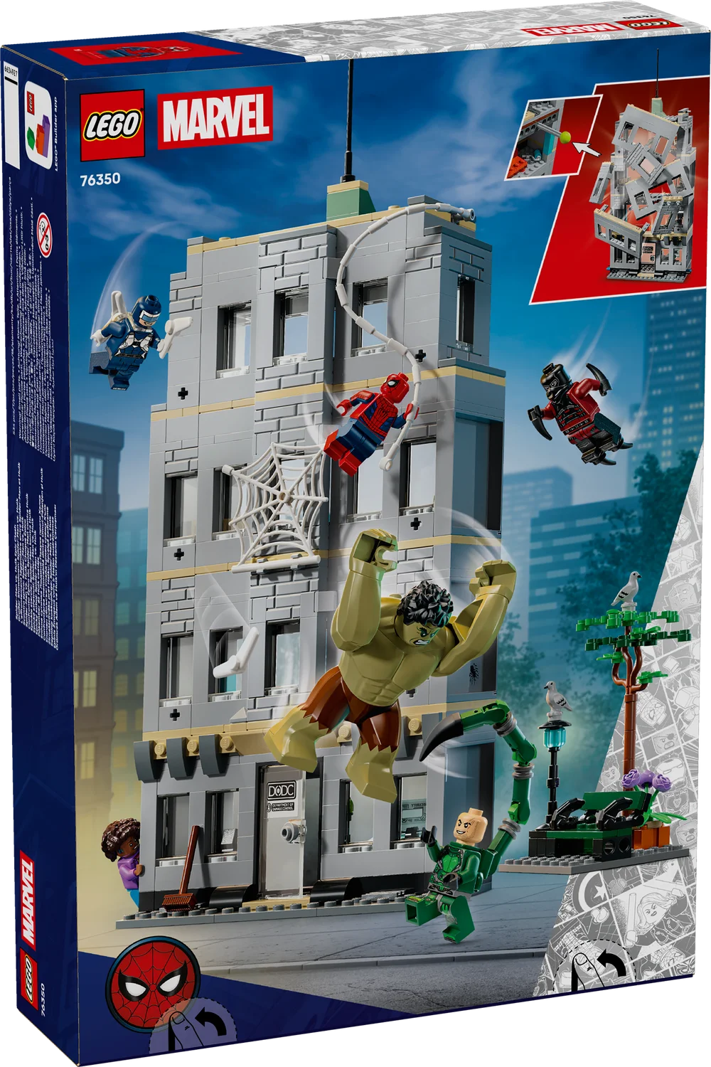 LEGO Marvel Епічна сутичка Людини-Павука проти Халка (76350)