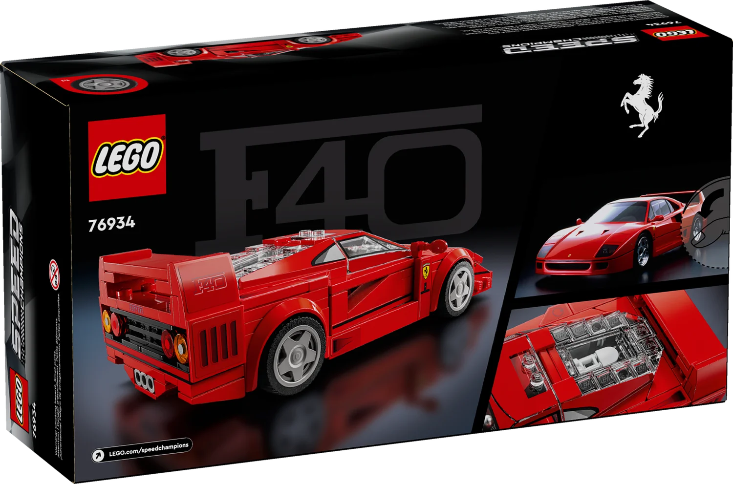 LEGO Speed Champions Суперкар Ferrari F40 (76934)