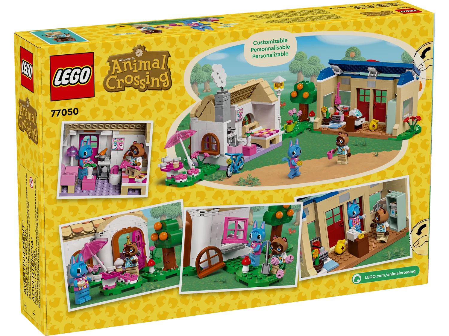 LEGO Animal Crossing Ятка «Nook's Cranny» й будинок Rosie (77050)