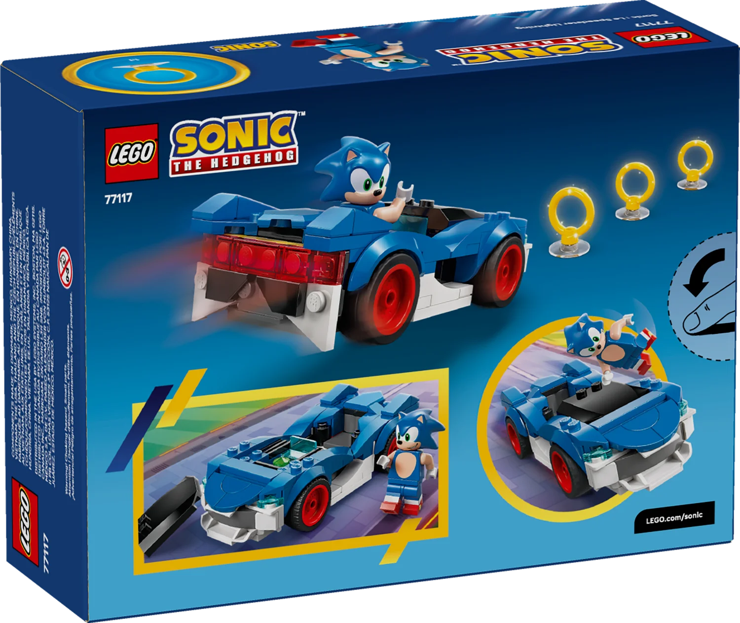 LEGO Sonic the Hedgehog Сонік: спідстер «Блискавка» (77117)