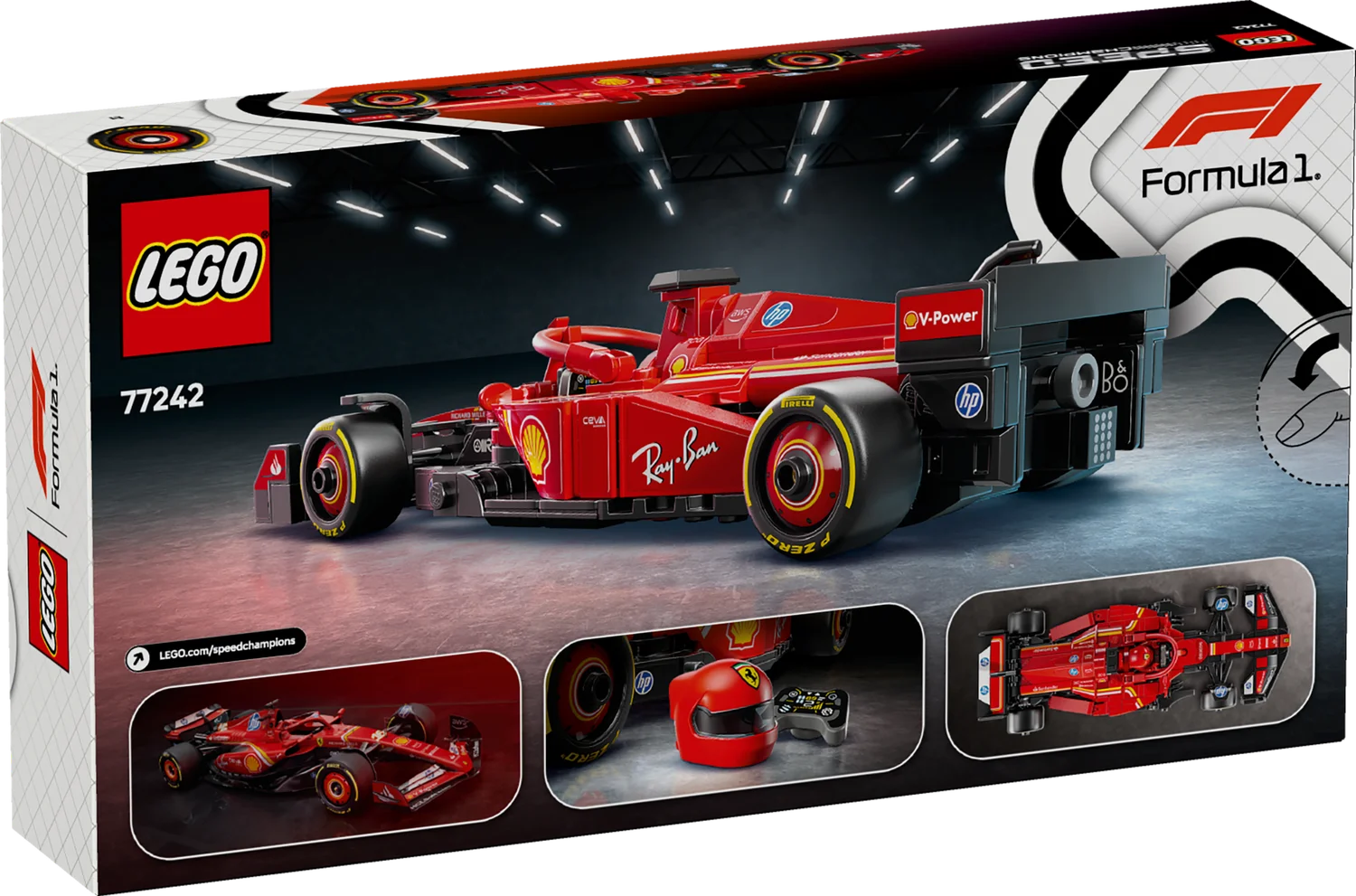 LEGO Speed Champions Автомобиль для гонок F1® Ferrari SF-24 (77242)