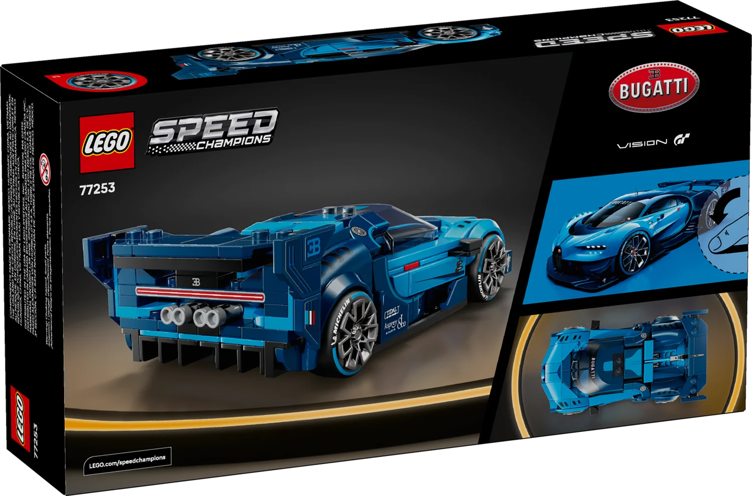 LEGO Speed Champions Спортивний автомобіль Bugatti Vision GT Hyper (77253)