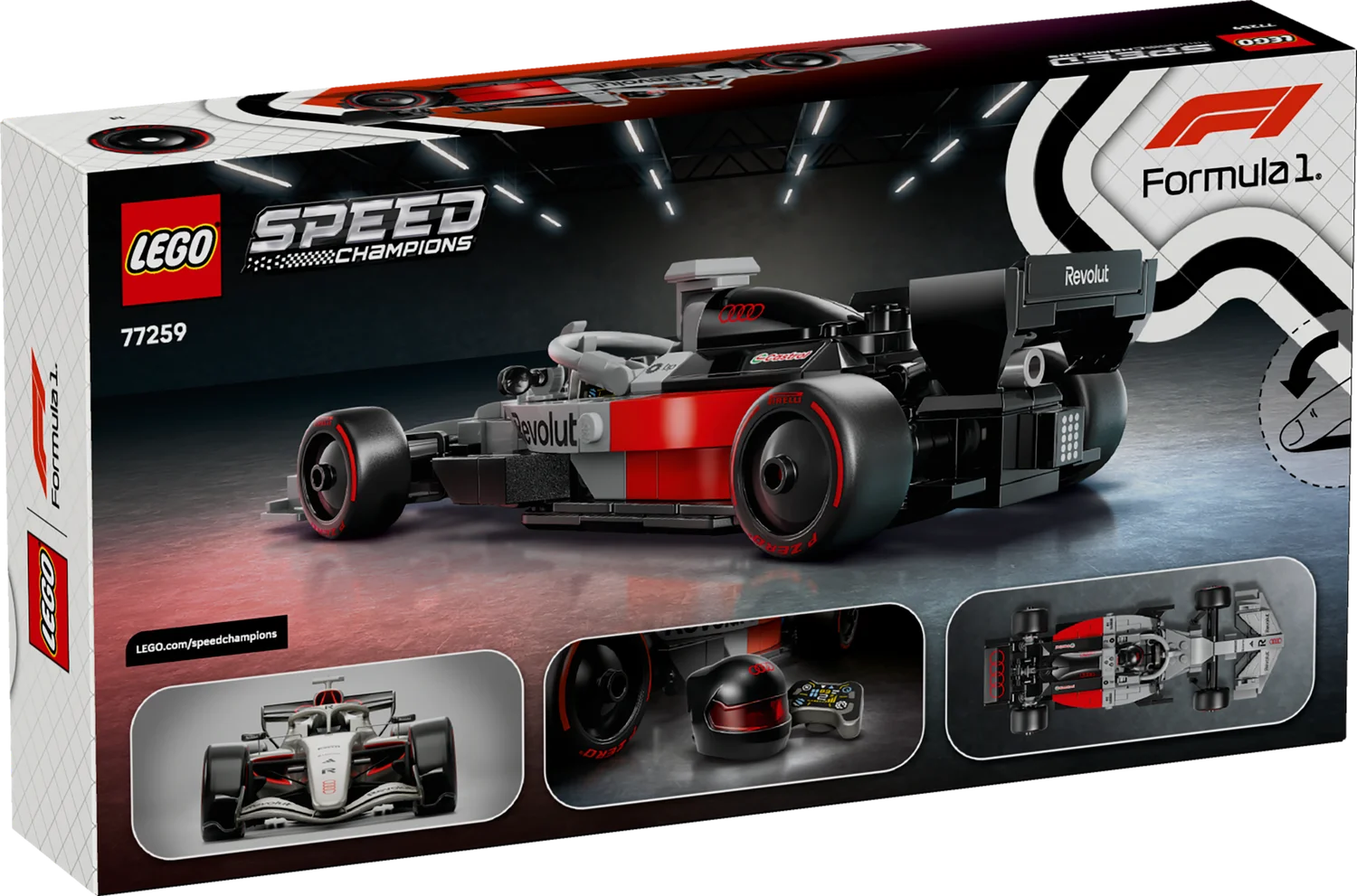 LEGO Speed Champions Гоночный автомобиль Audi Revolut F1® Team R26 (77259)