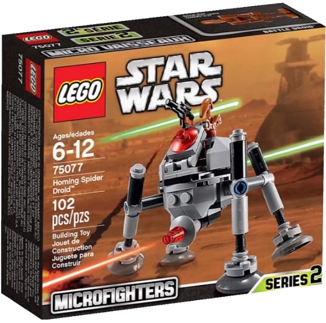 LEGO Star Wars Самонавідний дроїд-павук (75077)