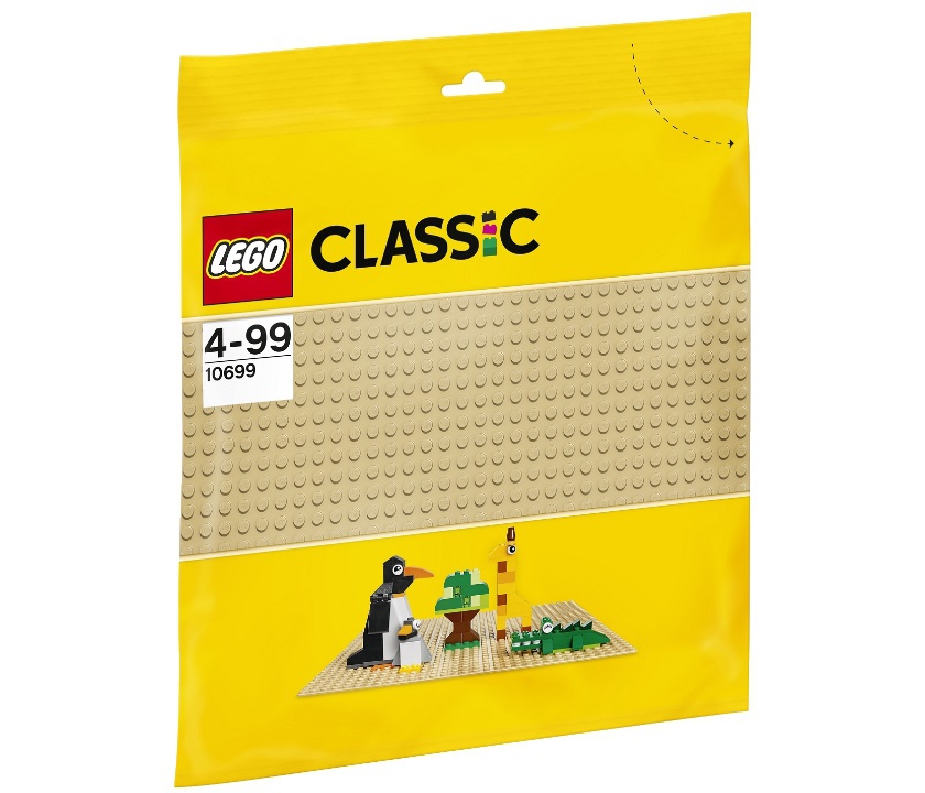 LEGO Classic Будівельна пластина жовтого кольору (10699)
