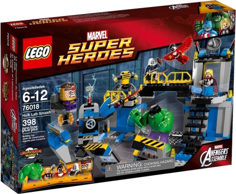 LEGO Super Heroes Халк руйнує лабораторію (76018)