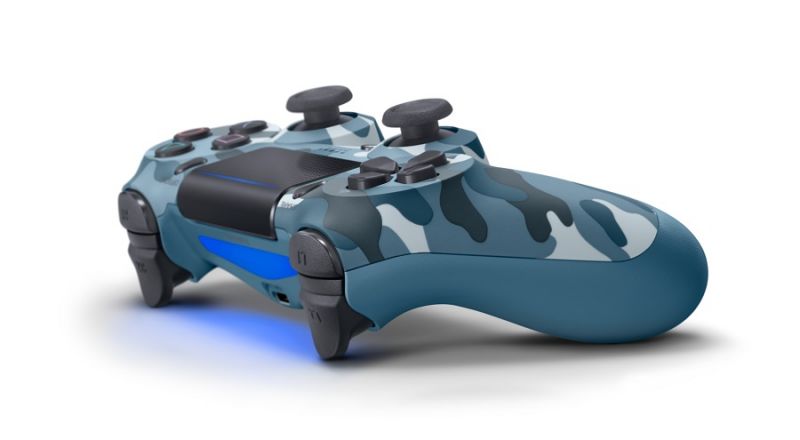 Джойстик Sony Dualshock 4 V2 Blue Camouflage Фотография 3