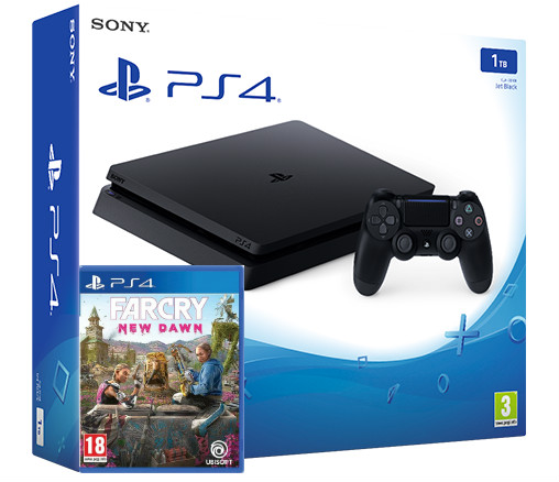 Sony Playstation 4 Slim 1TB + Far Cry New Dawn (PS4) Фотография 0