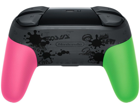 Контроллер Nintendo Switch Pro Controller Splatoon 2 Edition Фотография 2