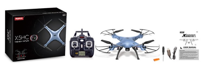 Syma X5HC Blue HD Камера и с удержанием высоты (32 см) Фотография 3